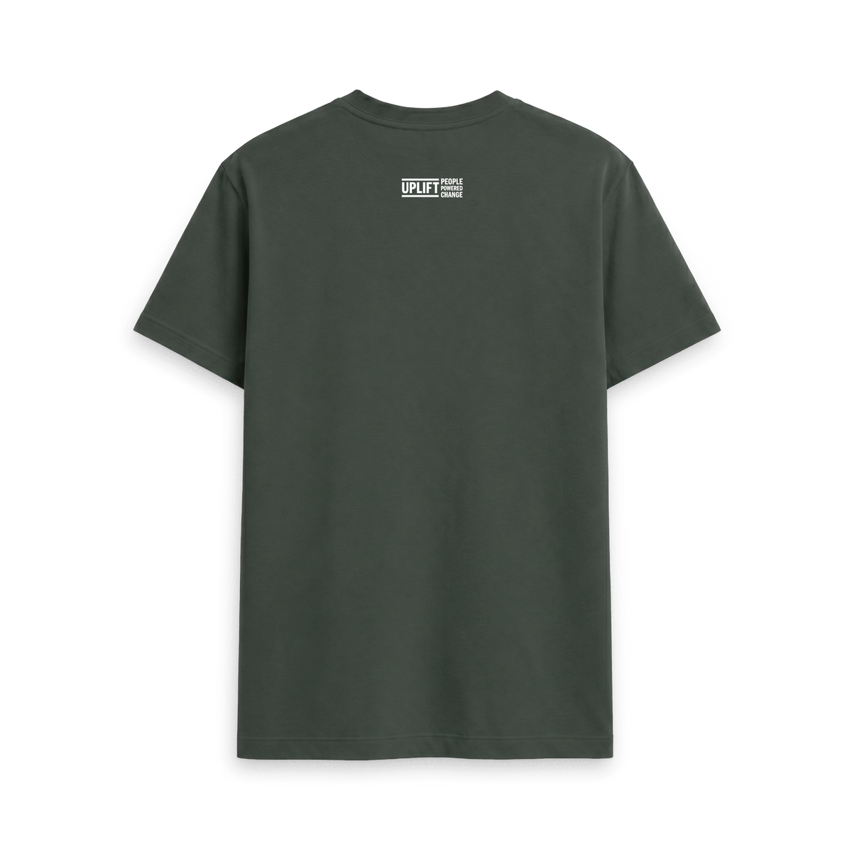 Dark Grey Printed T-shirt Back