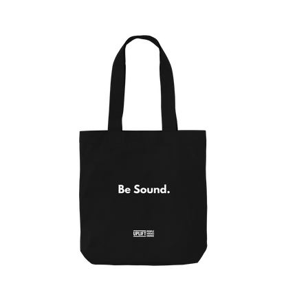 Black Printed Bag Front