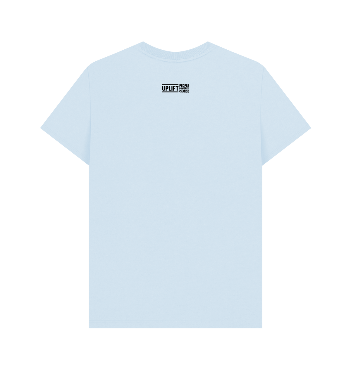 Sky Blue Printed T-shirt Back