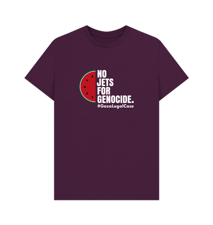 Purple Printed T-shirt Front