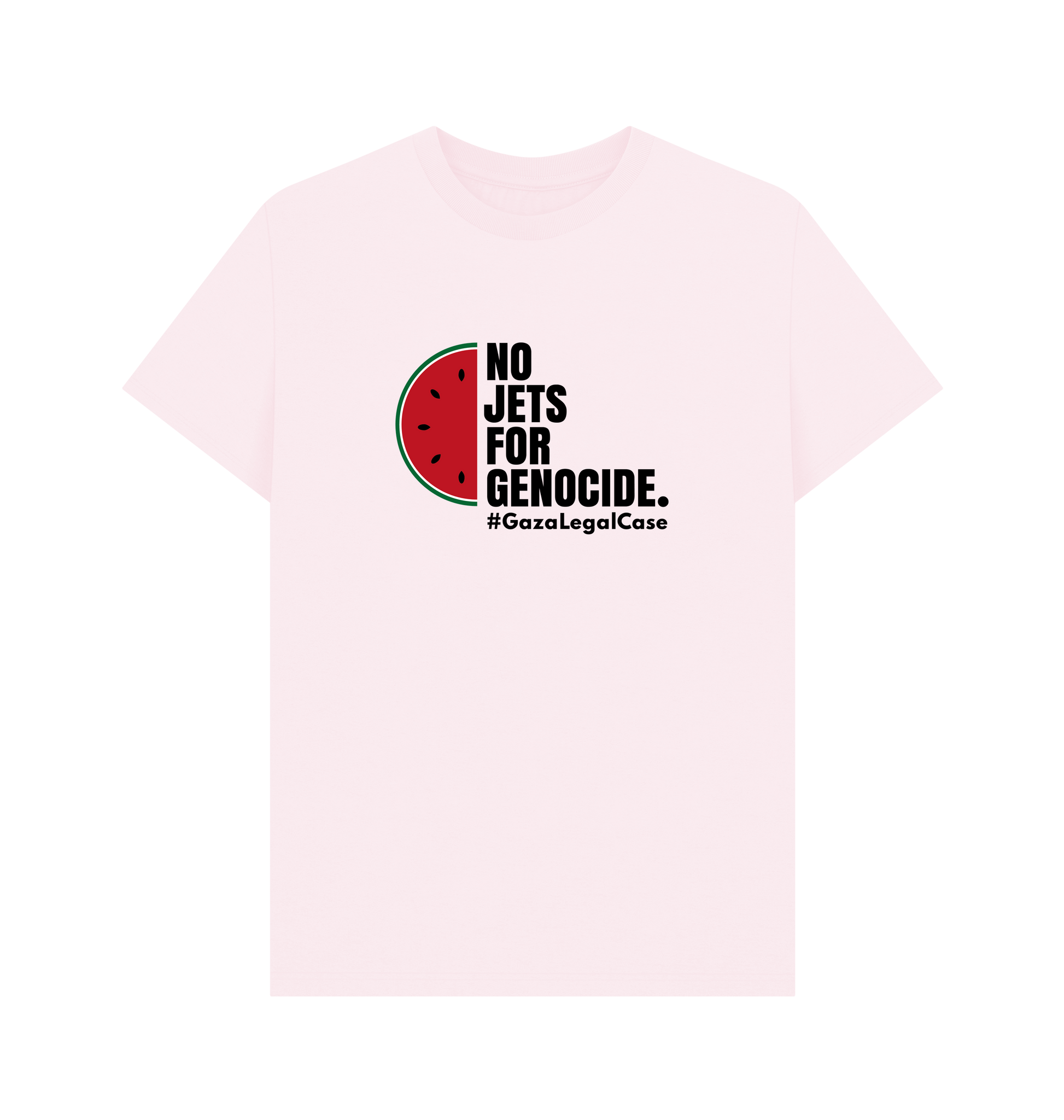 Pink Printed T-shirt Front