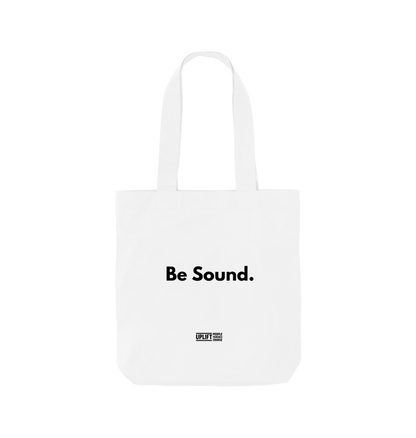 White Printed Bag Front