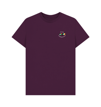 Purple Printed T-shirt Front