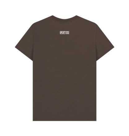 Chocolate Printed T-shirt Back