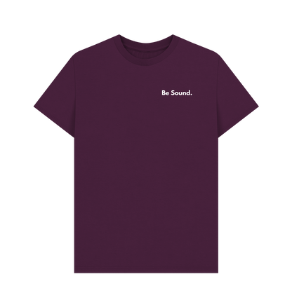 Purple Printed T-shirt Front