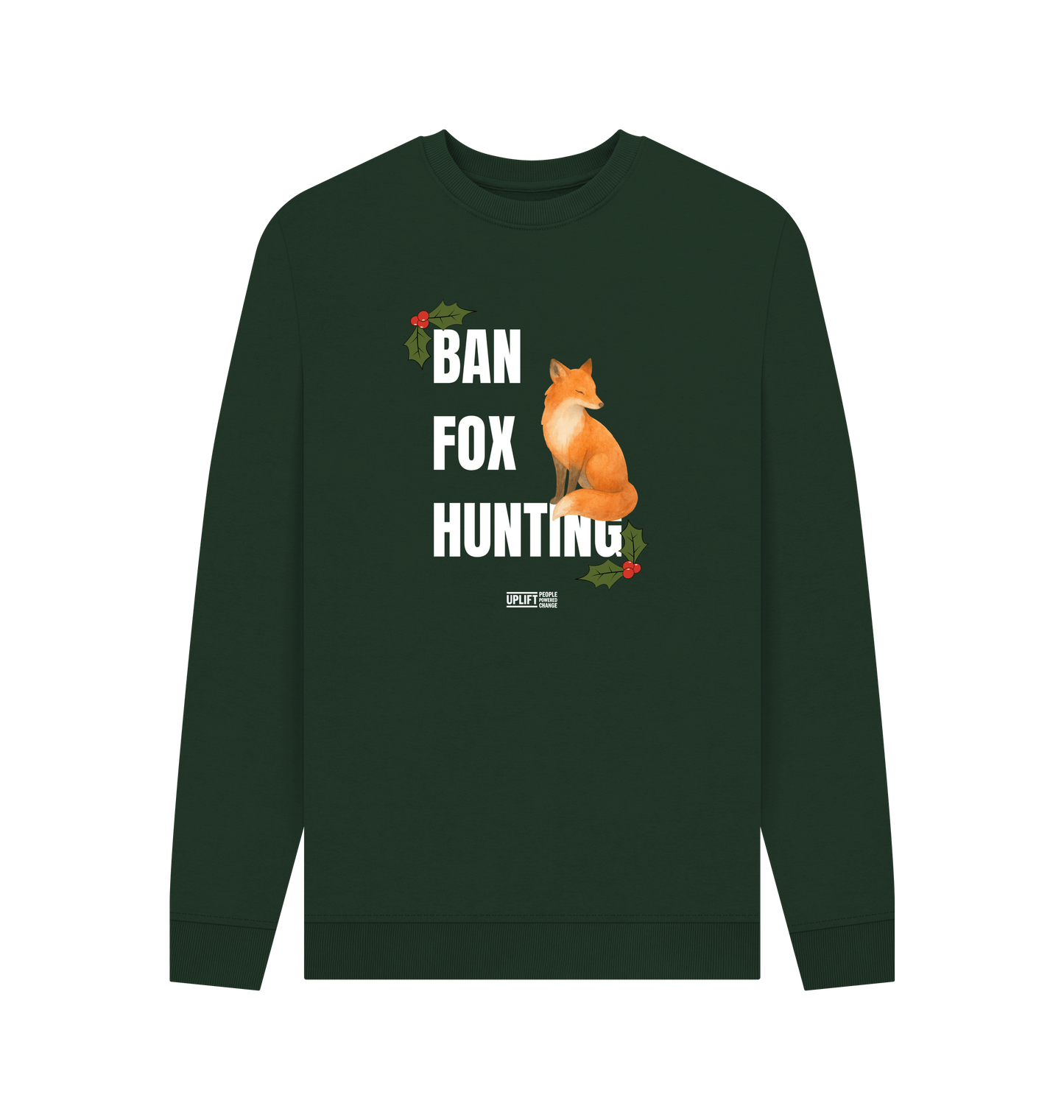 Evergreen Printed Sweater Front