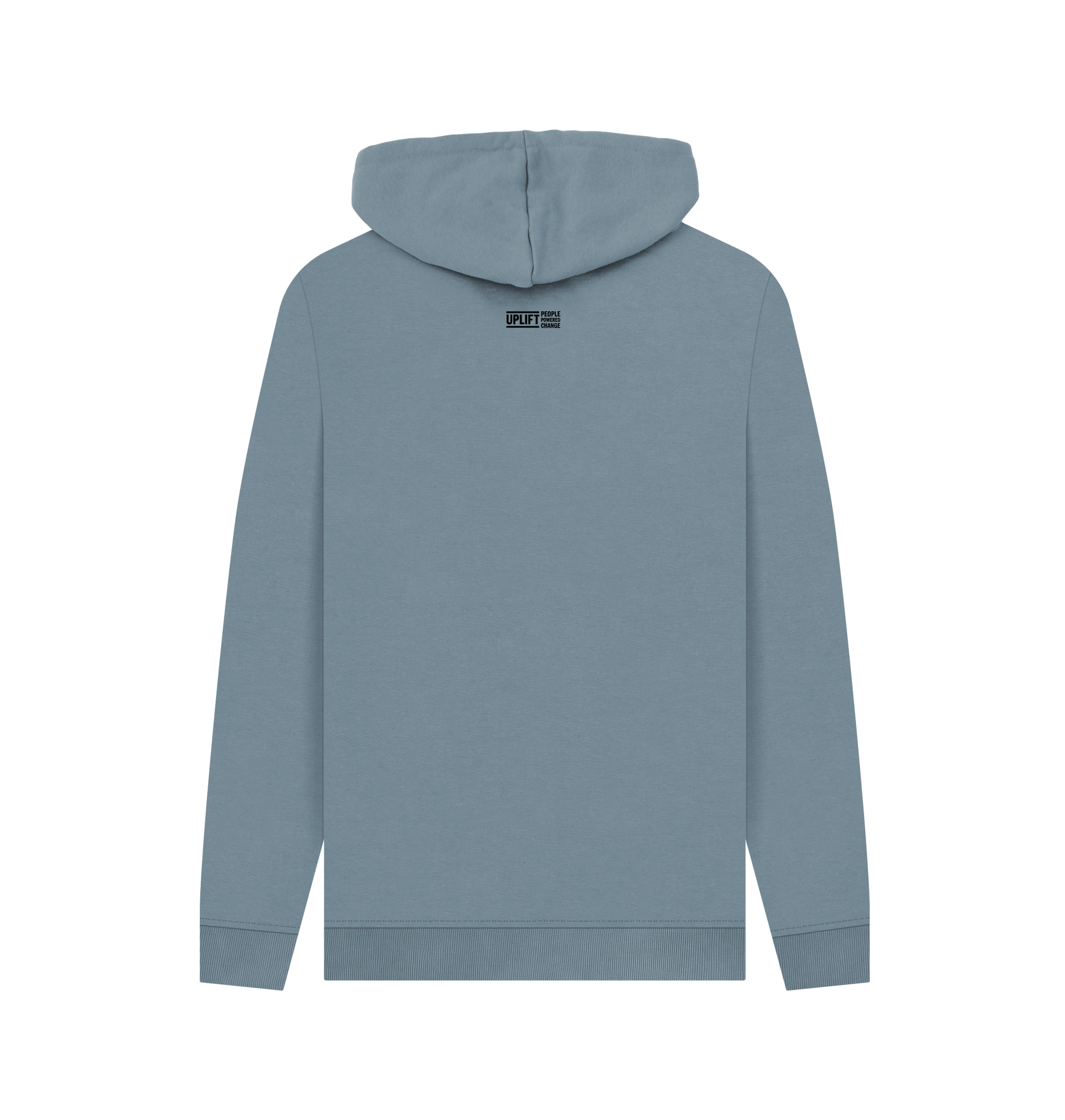 Stone Blue Printed Hoody Back