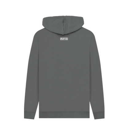 Slate Grey Printed Hoody Back