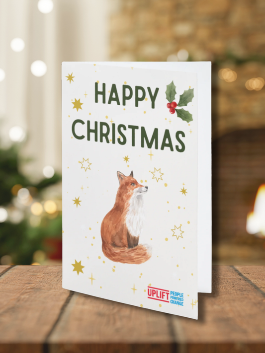Christmas Card with fox