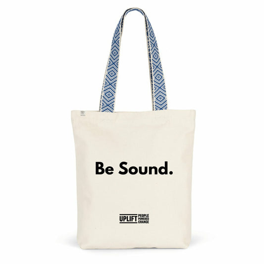 Premium Tote Bag. Be sound. Natural