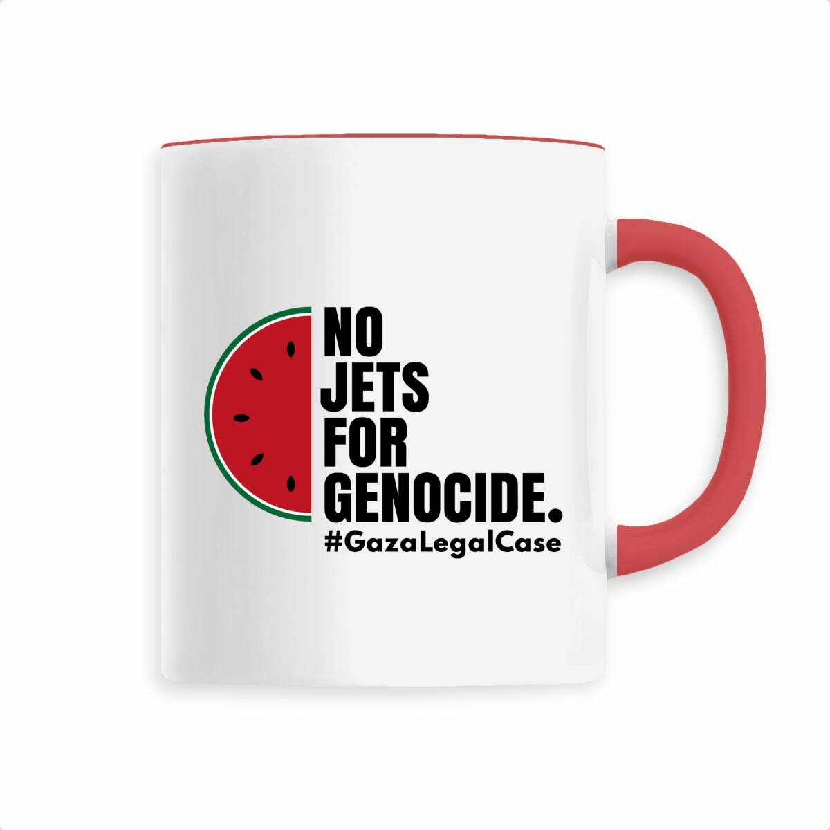No Jets For Genocide Ceramic Mug