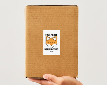 Love Foxes Ban HuntingSticker