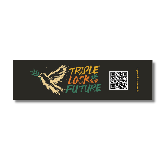 Triple Lock our Future Car Sticker